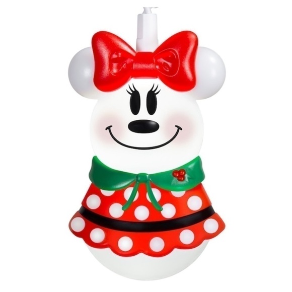 Disney Mickey Minnie Mouse Snowman String Lights NEW 8 Count 7 ft Christmas - Picture 2 of 5